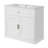 36" Luxurious Bathroom Vanity With Ceramic Sink, Cabinet With 2 Large Soft-Closing Doors, Solid Wood Frame Storage Cabinet-150545217