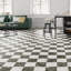 Marbilia Chess 17-3 / 8 po X 17 3/8 po Carreau de porcelaine pour plancher et mur-114210905