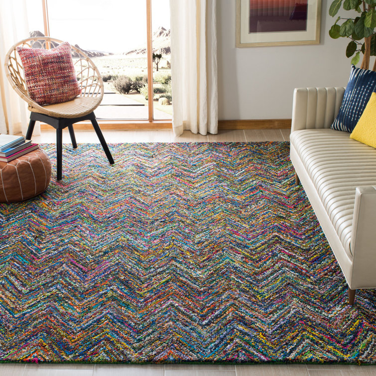 Anaheim Hand Tufted Cotton Chevron Rug