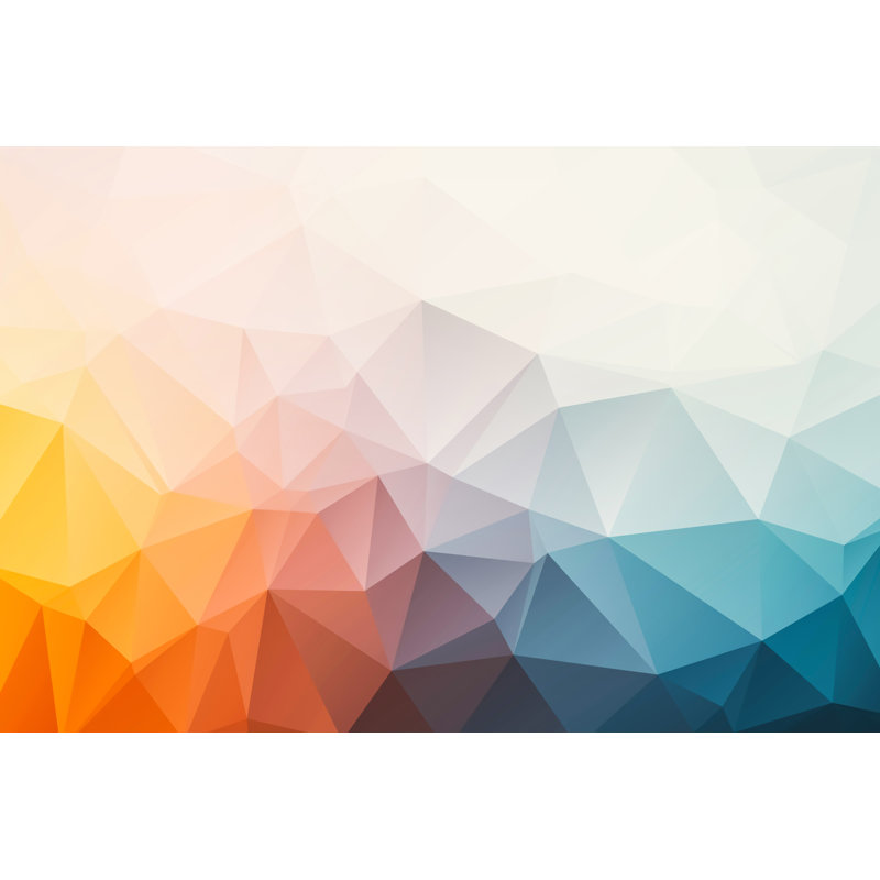 Triangular - Wrapped Canvas Print, 61cm H x 91cm W