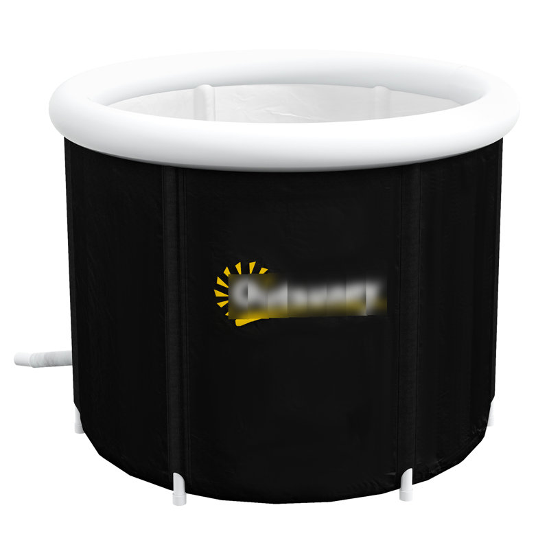 Ice Bath Tub For Athletes' Endurance, 79 Gallon Portable With Cover And Carry Bag, Black Being, -
