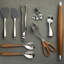 Fourchette de service Nambe Curvo