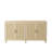 Rattan Buffet Cabinet With Storage, 4-Door Sideboard Buffet Cabinet With Adjustable Shelves For Kitchen, Living Room And Dining Room, Easy Assembly-406581726