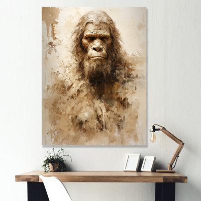 Portrait de Bigfoot IV sur toile