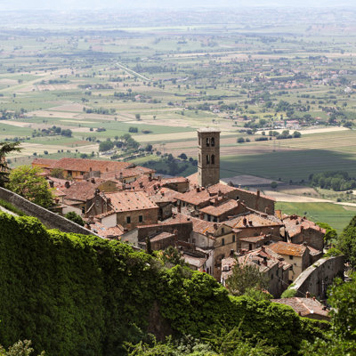 Tuscan Village - Wrapped Canvas Print