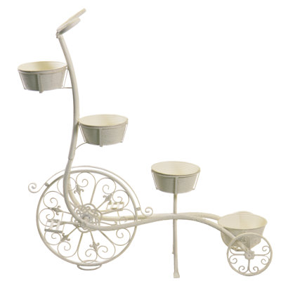  Support pour plante en métal Tricycle