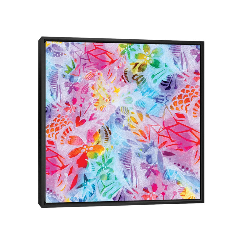 «Magic», impression sur toile tendue, H 18 po x l 18 po x P 1,5 po, Toile encadrée noire, Pas de tapis