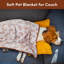 Couverture en fausse fourrure pour animaux de compagnie