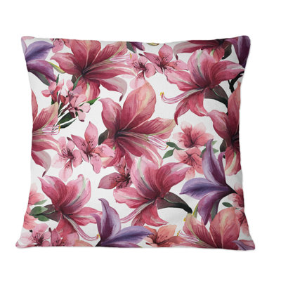 Floral Throw Pillow