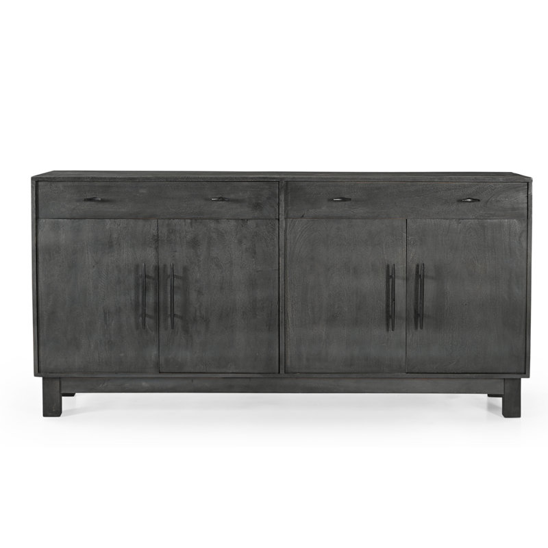 Dekisha 71'' Solid Wood Sideboard, Grey