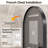 24"x36" Arched Mirror LED Bathroom Mirror,  Anti-Fog Frame Vanity Mirror With Lighted Dimmable And Memory Function-1760447878-1760447873
