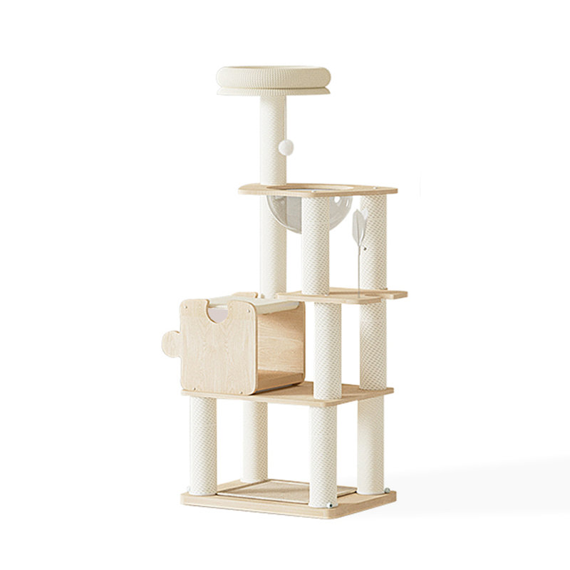 Creative Solid Wood Cat Tree