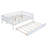 Kids Daybed Wood Bed with Two Drawers-89519852-89519855