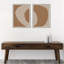 «Minimal Modern Organic Abstraction 1 - Set of 2» par The Creative Bunch Studio, impressions murales encadrées-91291985