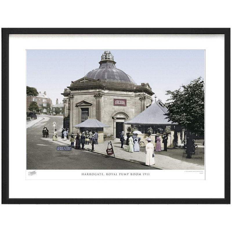Harrogate, Royal Pump Room 1911 - Single Picture Frame Print, 45cm H x 60cm W x 2.3cm D
