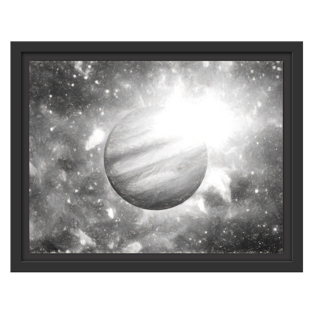 Gerahmtes Wandbild Planet JupiterUniversum Kunst