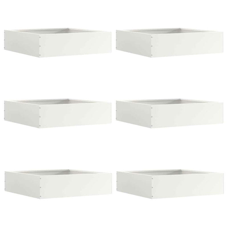 Steel Hardware, 13cm H x 50cm W, White