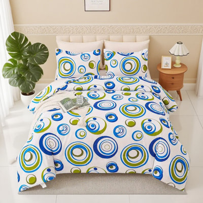 2/3 Piece Large Circle Comforter Set Set Made Of Ultra-Fine Soft And Suitable For Home Bedrooms
