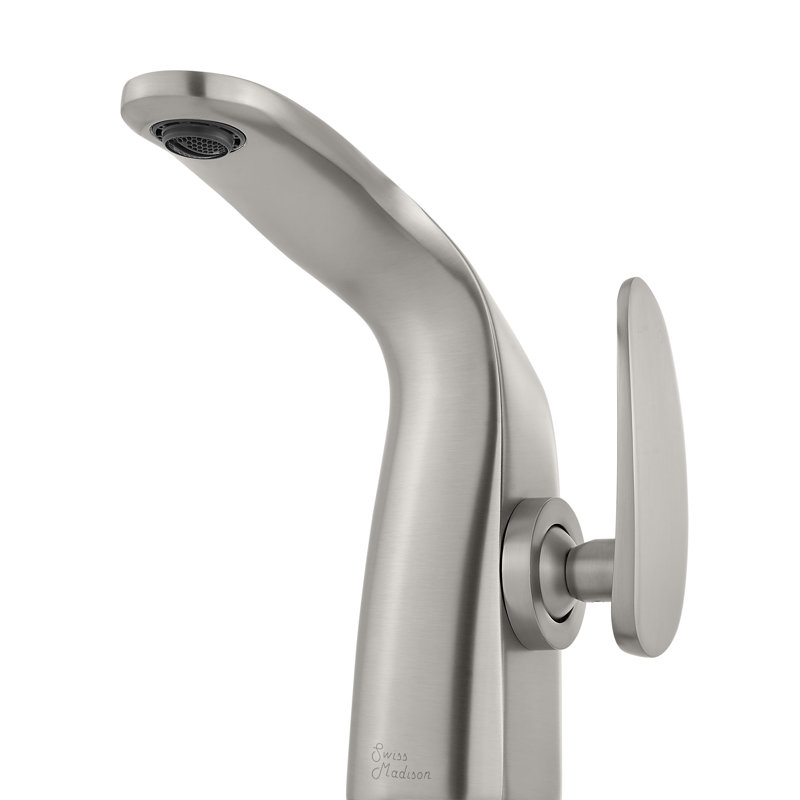 Château Single Hole, Single-Handle, Bathroom Faucet, Brushed Nickel