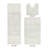 Merkle Premium 100% Cotton 2155 GSM 3-Piece Bath Rug Set, OEKO-TEX® Certified, Non-Slip Spray Latex Backing, Plush Tufted, Super Absorbent, Machine Washable Bathroom Rugs for Bathroom, Shower & Tub, Ivory-2123975018-2123950414