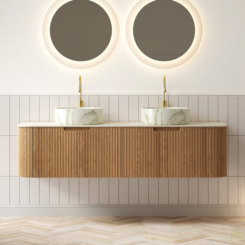 Ensemble de meuble-lavabo et de meuble-lavabo Dina, 60"