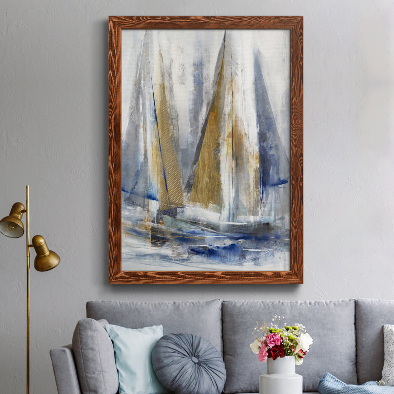 Croisière, cadre photo imprimé sur papier, H 37,5 po x l 27,5 po x P 1,5 po, Érable