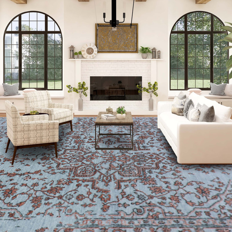 Oriental Area Rug, Rectangle 4' x 6'