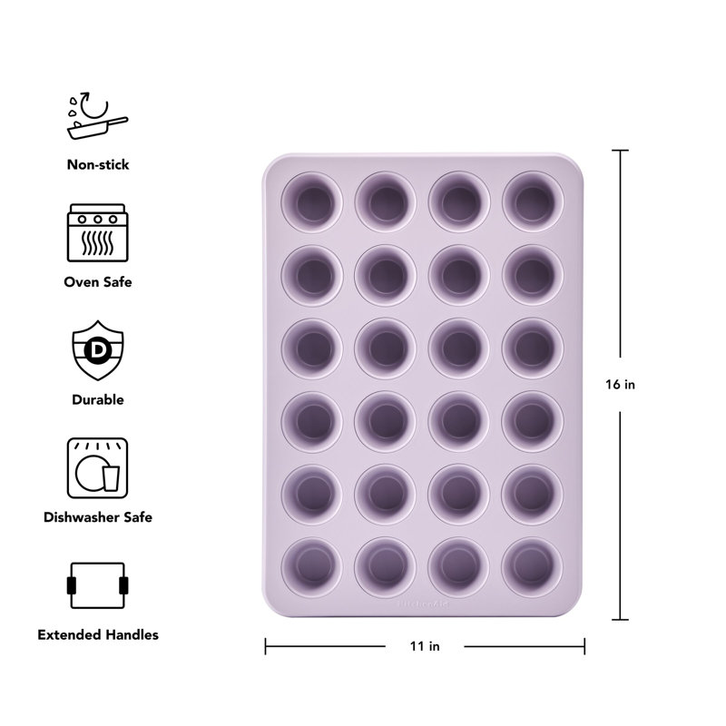 KitchenAid® 24-Cup Nonstick Aluminized Steel Muffin Pan, Wildflower