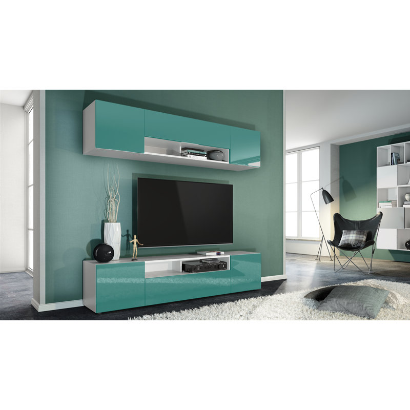 Mcalpine Unfinished Floating Entertainment Centre, Petrol