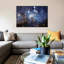 LH-95 Stellar Nursery (Hubble Space Telescope) - Floater Frame Print on Canvas-579933968-579933981