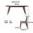 Rock Slab Rectangular Modern Simple Dining Table Four Leg Dining Set-101141863