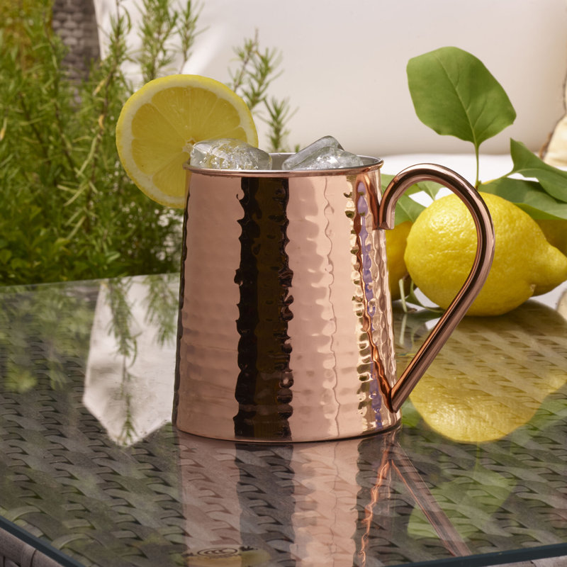 Houdini Hammered 24 oz. Moscow Mule Mug, Copper