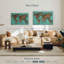 Carte en bois Aliaz turquoise-107961149