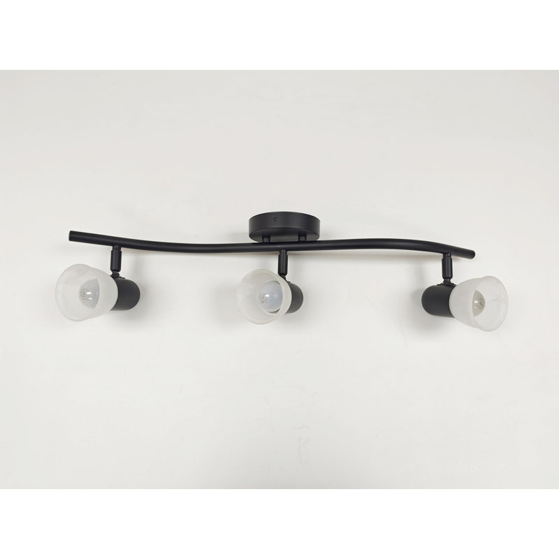Ensemble d'éclairage sur rail 3 lumières Modern Modern