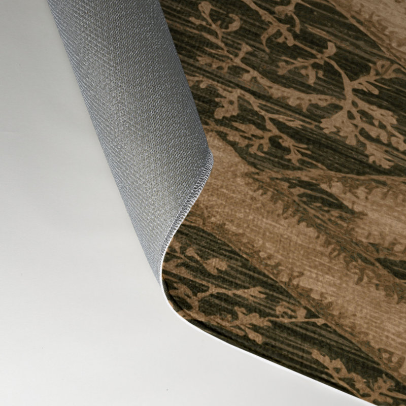 Tapis d'intérieur et d'extérieur brun Nature, Rectangle 9 pi x 12 pi