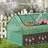 Aoodor 6 x 3 x 3 Ft Raised Garden Bed with Mini Greenhouse Kit