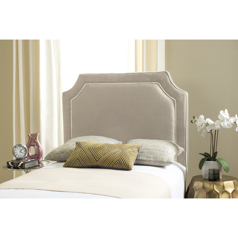 Cloverdale Upholstered Panel Headboard, Twin, Oyster