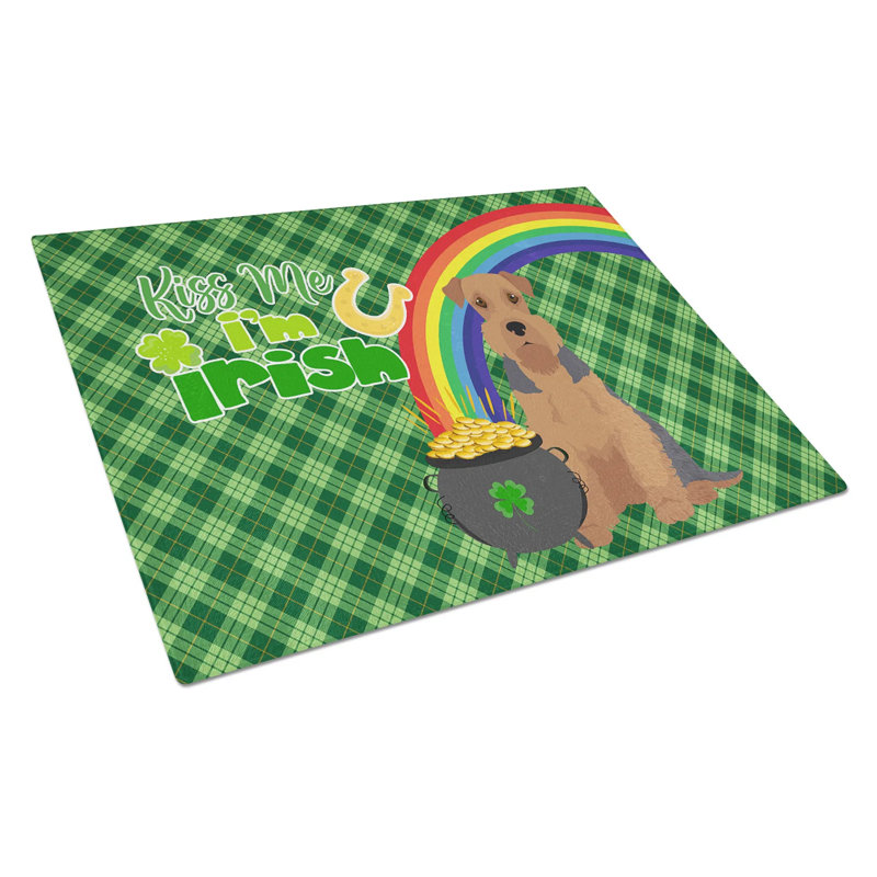 Planche à découper en verre trempé St. Patrick's Day