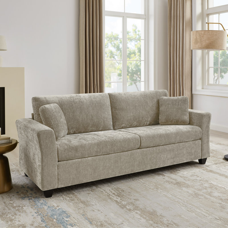 Canapé 84,65 po, H 33,86 po x l 84,65 po x P 31,5 po, Chameau