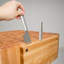 Pro Chef Kitchen Cart with Butcher Block Top-500277-500279