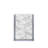 49" Silver And White Wood Faux Marble Lighted Five Drawer Dresser