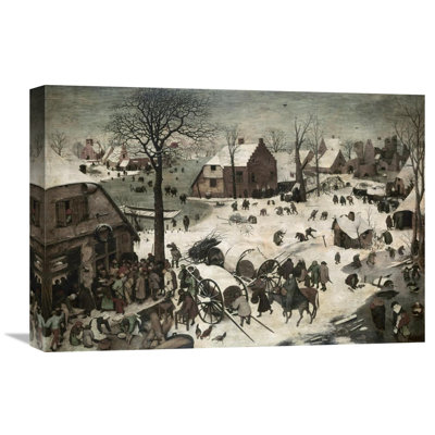 " Census At Bethlehem " by Pieter Bruegel The Elder