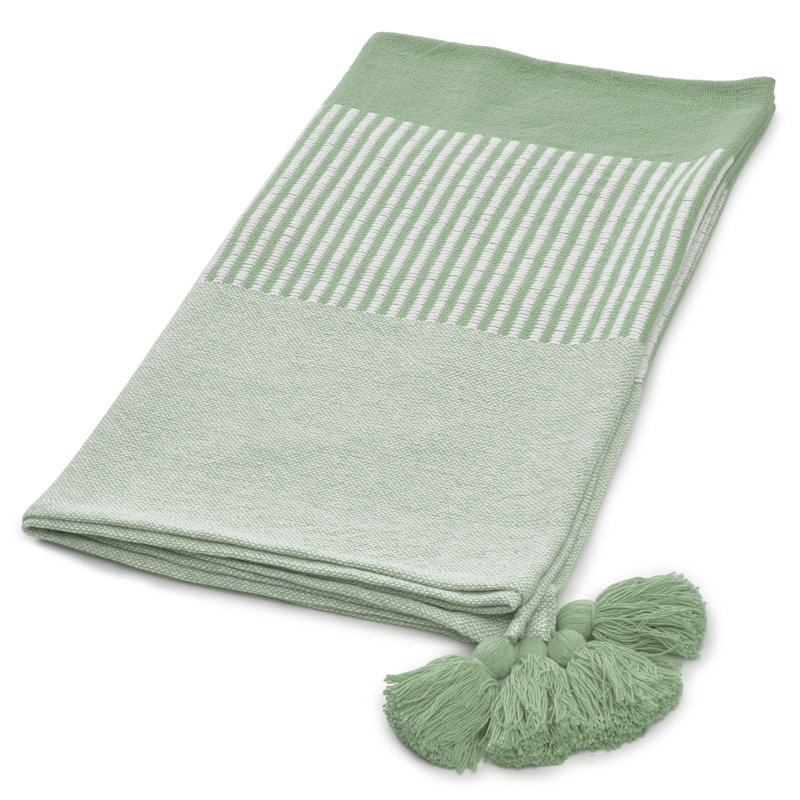 Couverture en coton , Vert