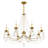 Fabio 8 - Light Steel Dimmable Chandelier-494403449