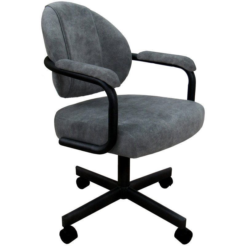 Jurre Arm Chair Dining Chair, Outlier Charcoal, Black