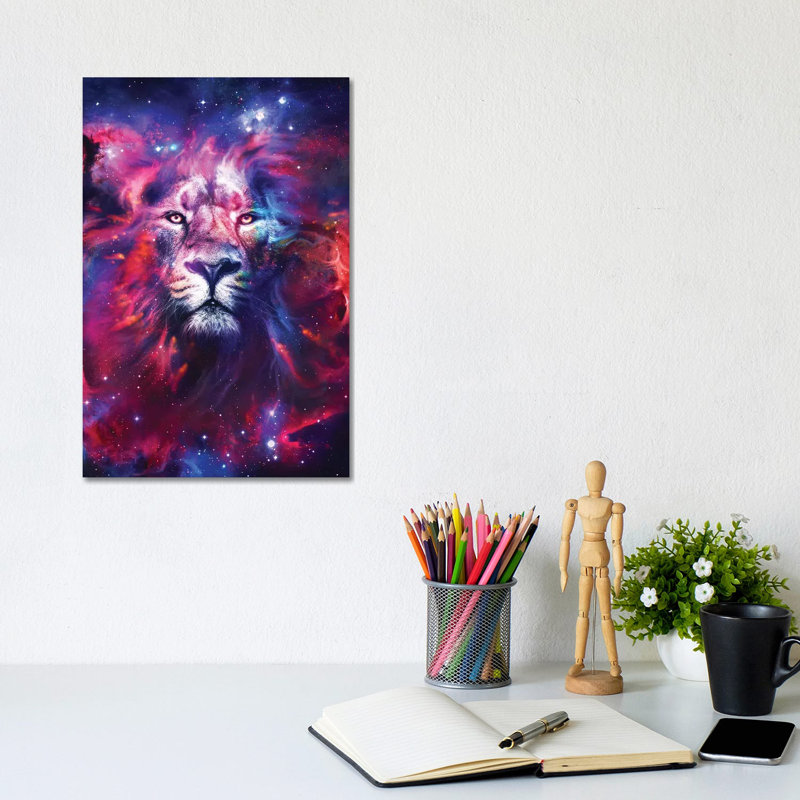 Lion Nebula by Ruvim Noga - Gallery-Wrapped Canvas Giclée on Canvas, Canvas, 20.32 cm H x 30.48 cm W