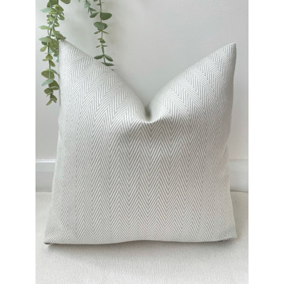 Abstract Grey Square Cushion Cover
