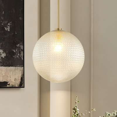 Luminaire suspendu sphère 1 lumière Brunswick
