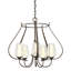 Flora 5 - Light Shaded Geometric Chandelier-71638660-10220626