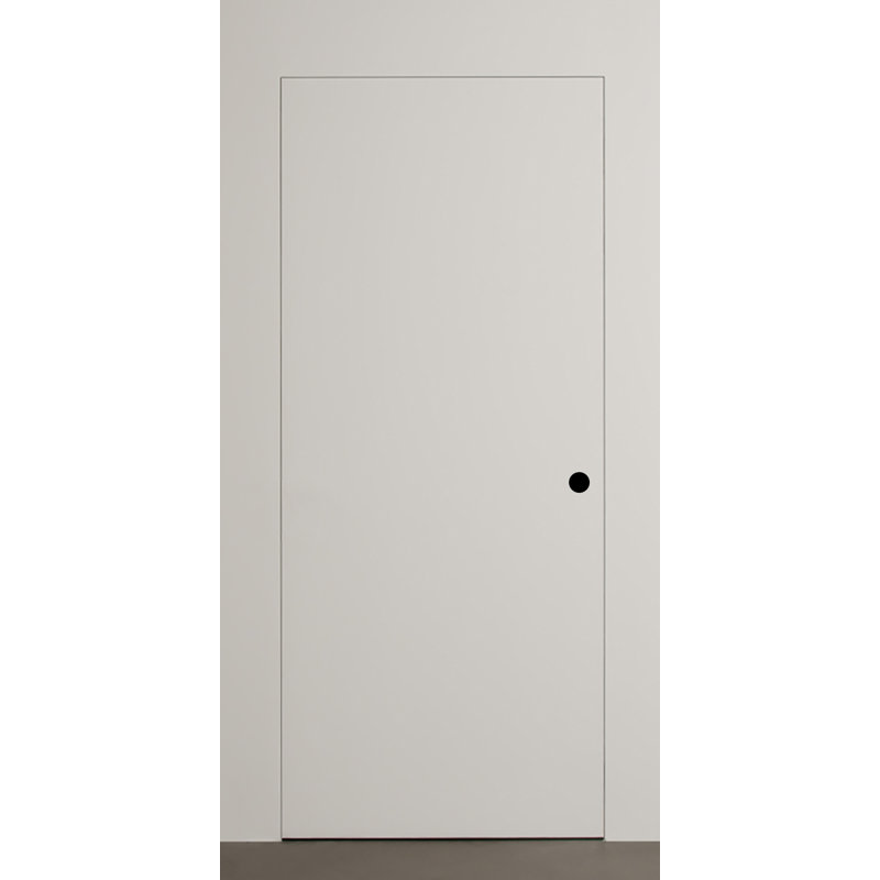 Porte intérieure sans cadre Invisible, 36 po x 80 po, Gauche, Blanc apprêté